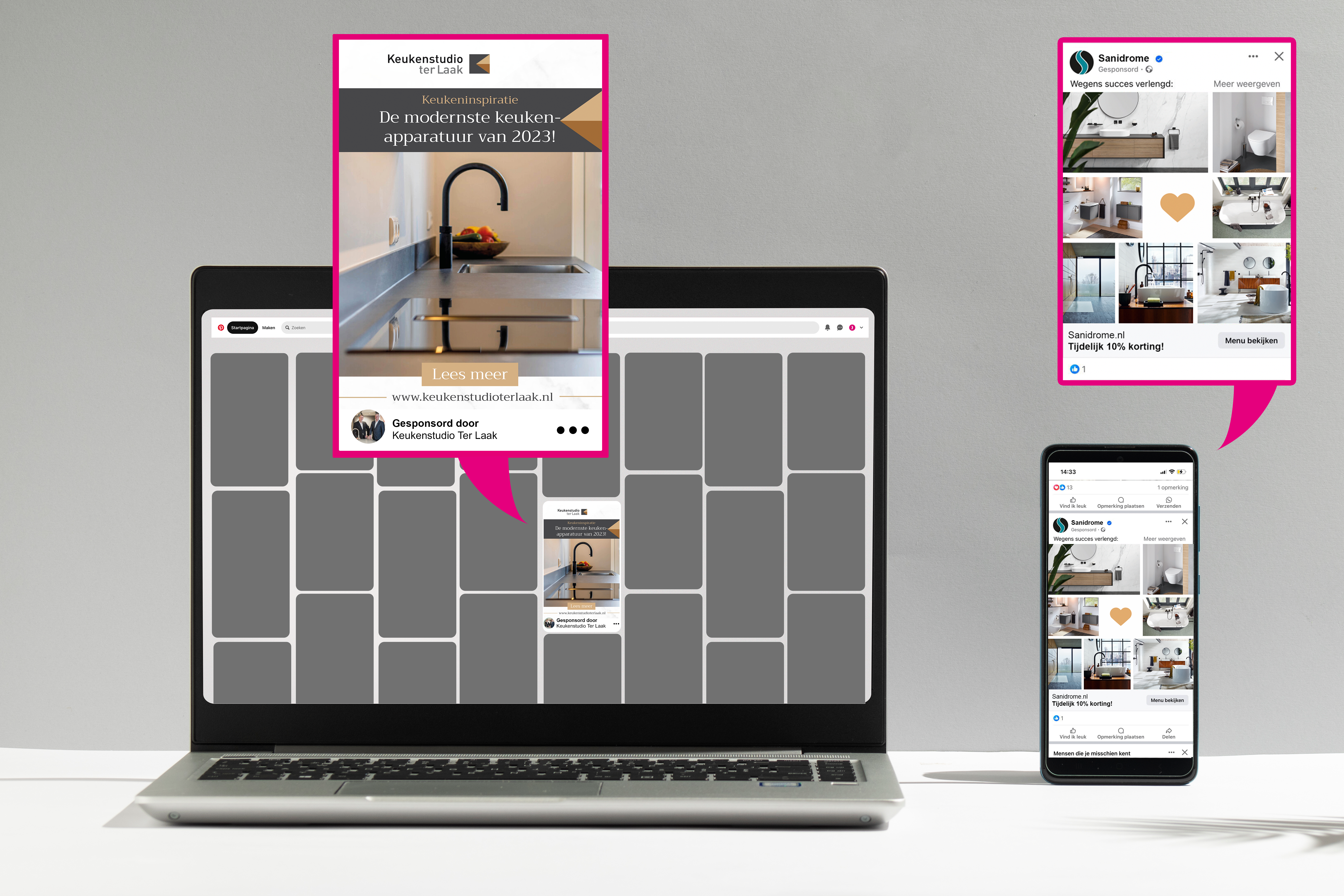 Gesponsorde advertenties op verschillende apparaten – Emixion
